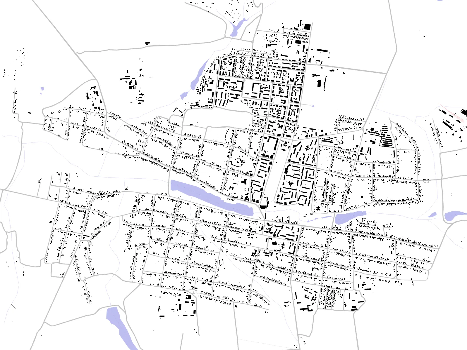 Селидове figure ground plan