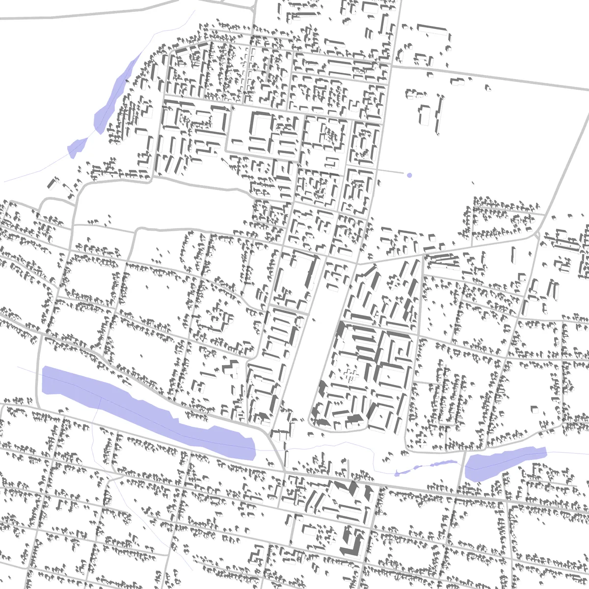 Селидове site plan (2.5 km)