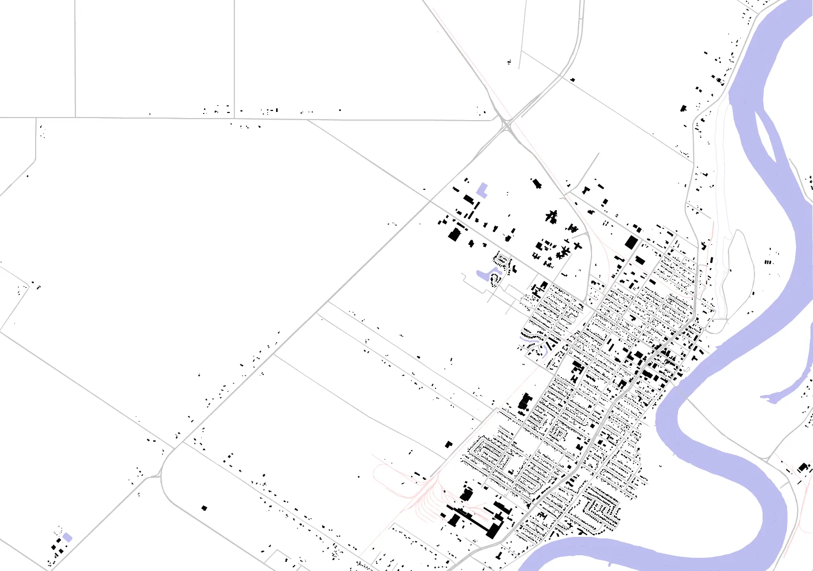 Selkirk figure ground plan
