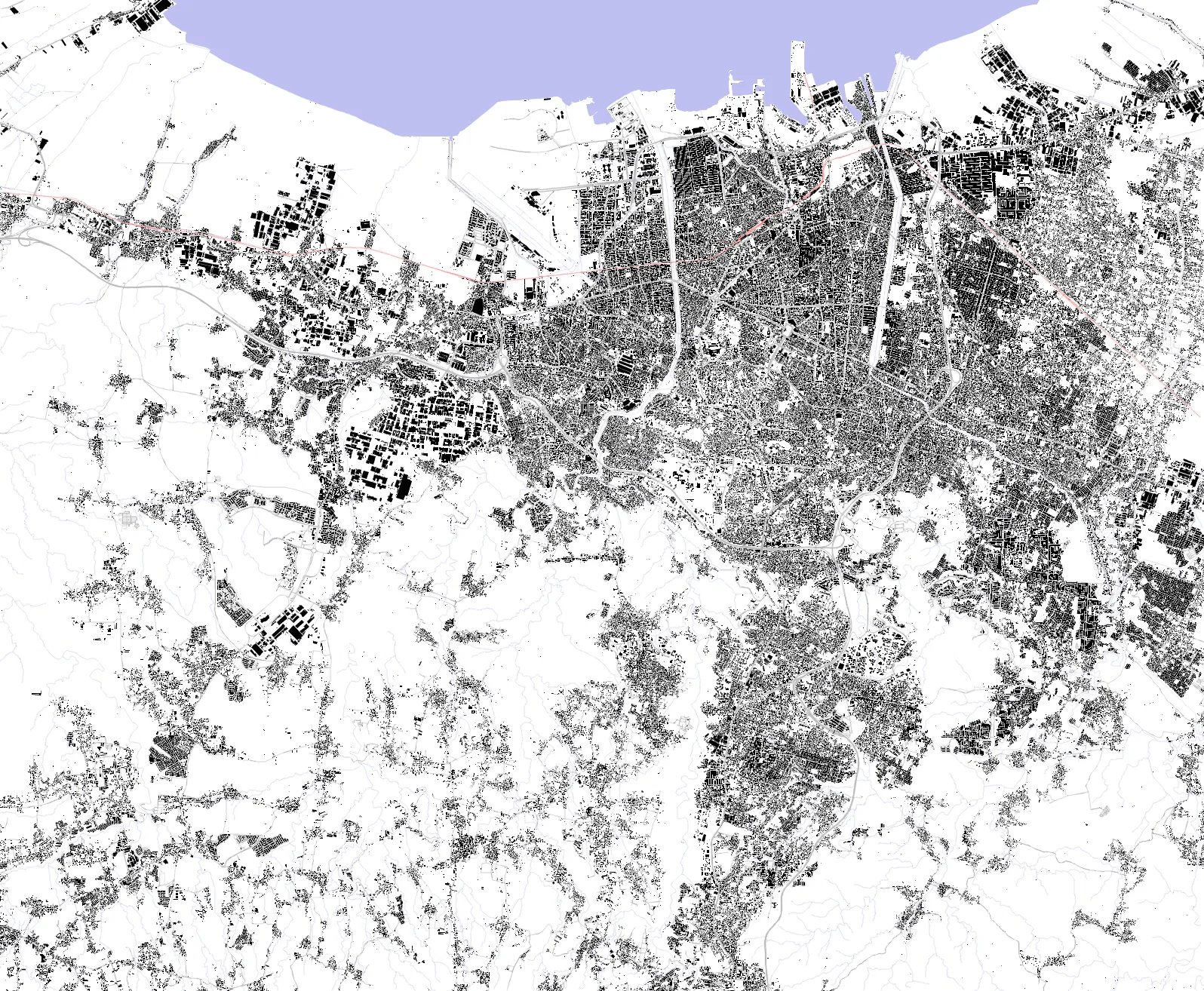 Semarang figure ground plan