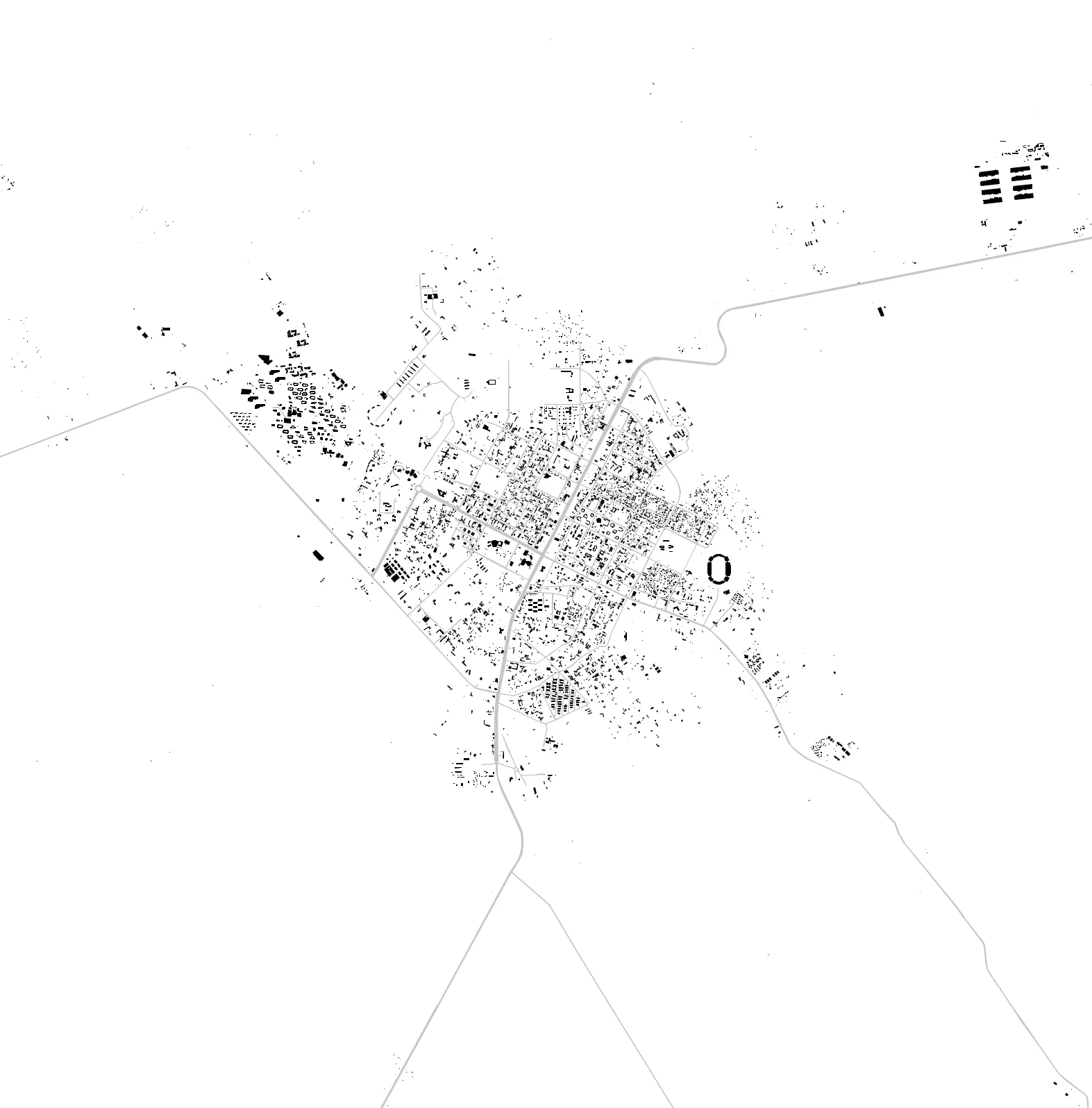Semera figure ground plan
