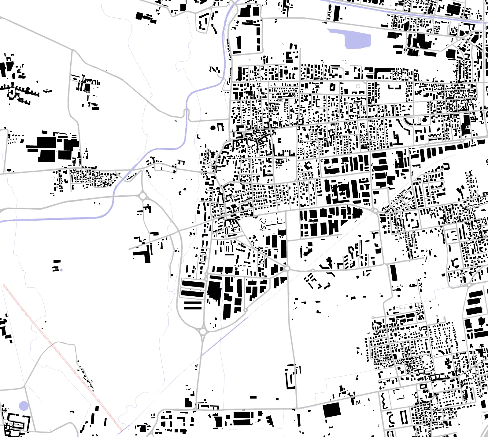 Senago figure ground plan