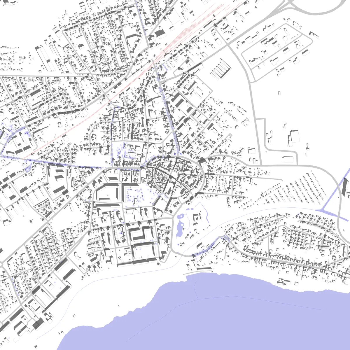 Senftenberg site plan (2.5 km)