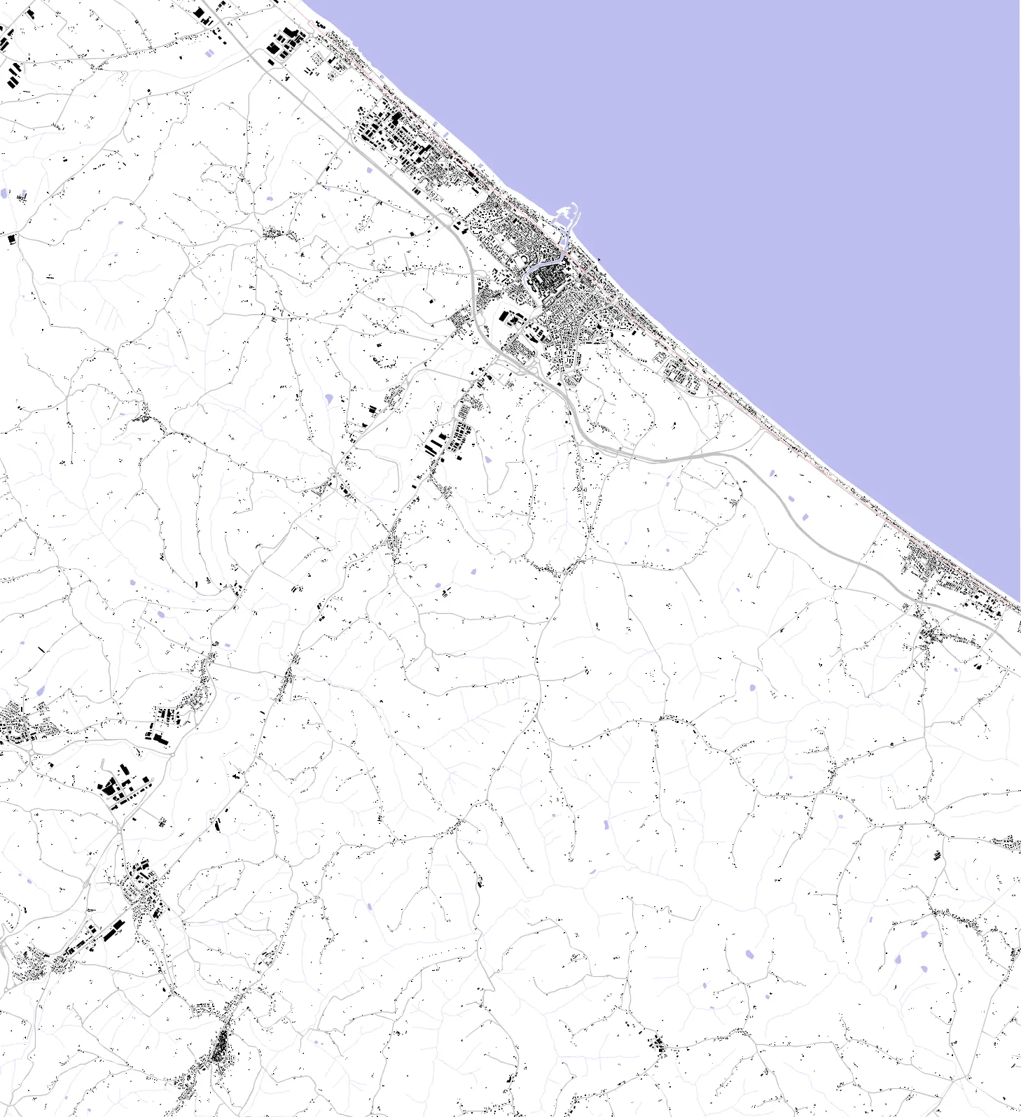 Senigallia figure ground plan