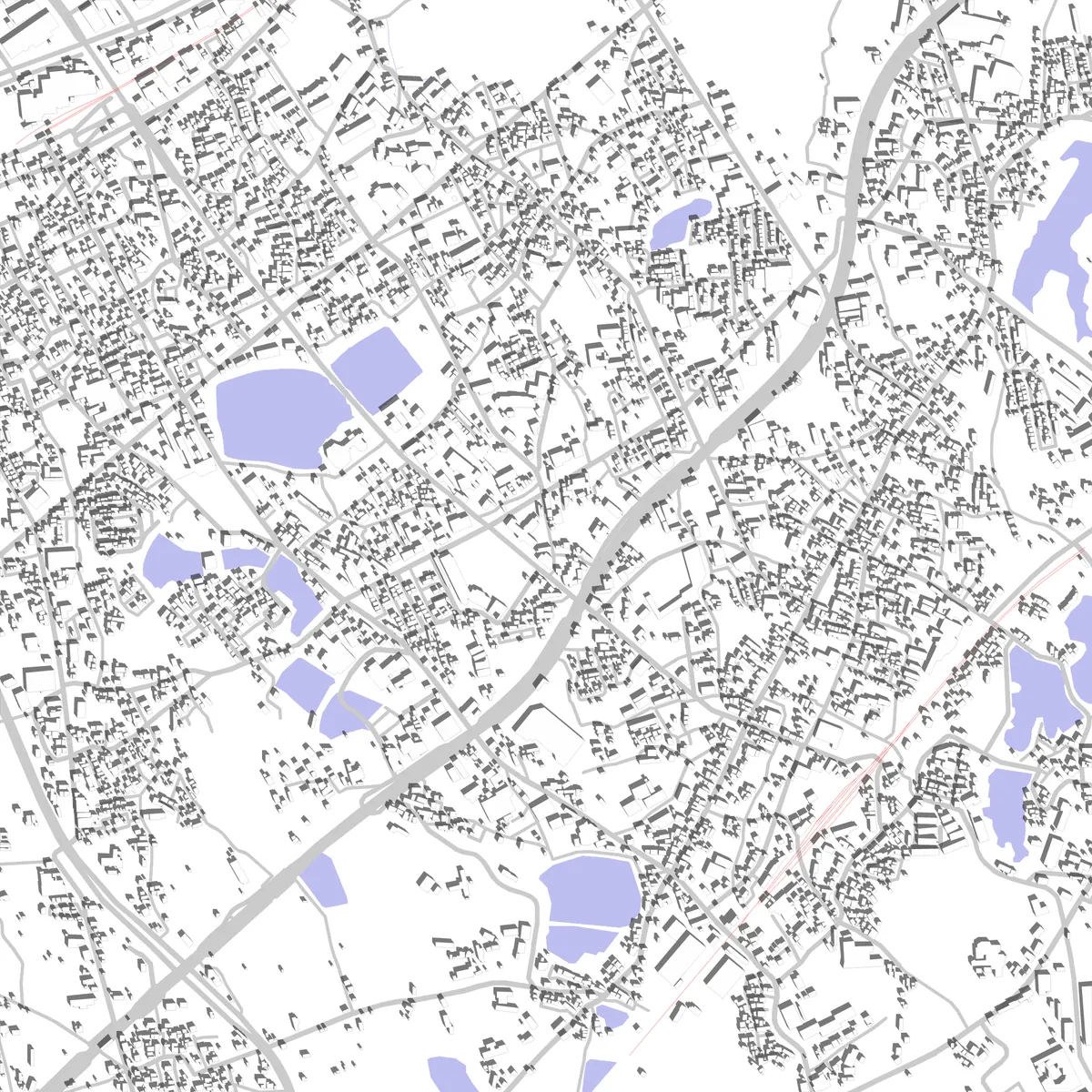 泉南市 敷地図 (2.5 km)