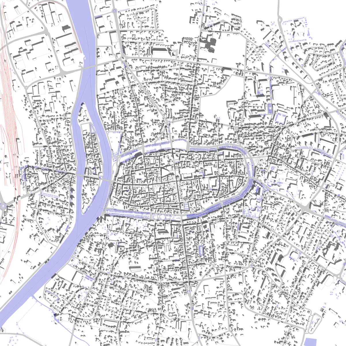 Sens site plan (2.5 km)