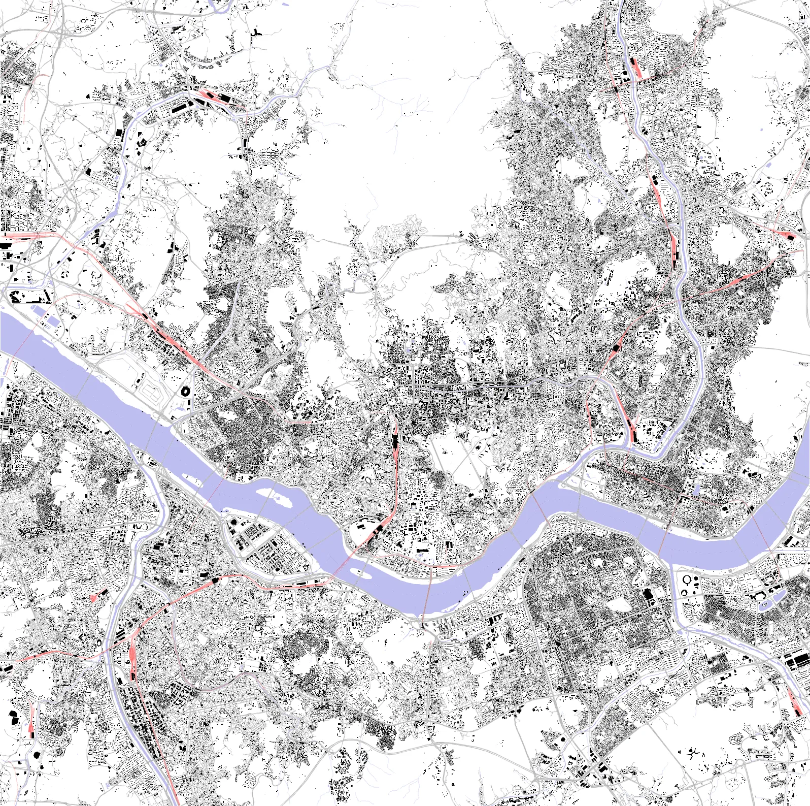 Seoul figure ground plan