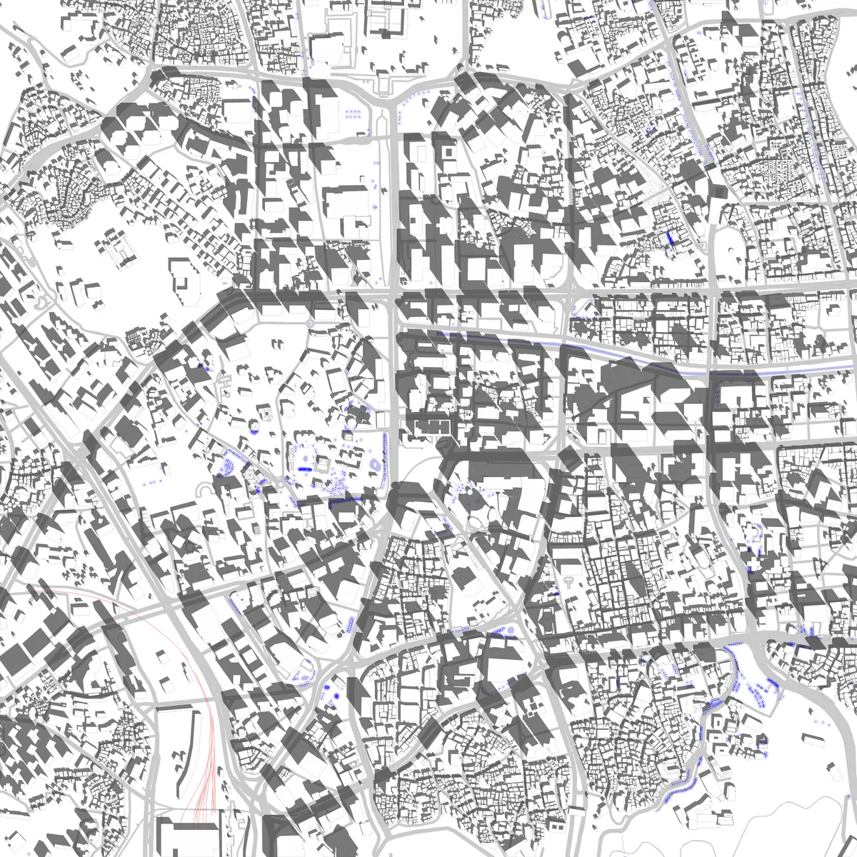 Seoul site plan (2.5 km)