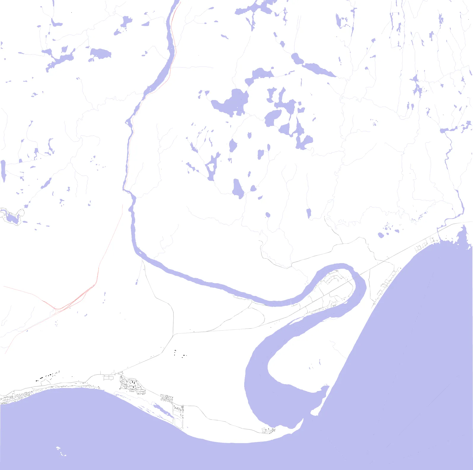 Sept-Îles figure ground plan