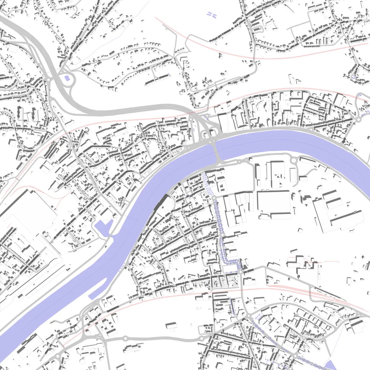 Seraing site plan (2.5 km)
