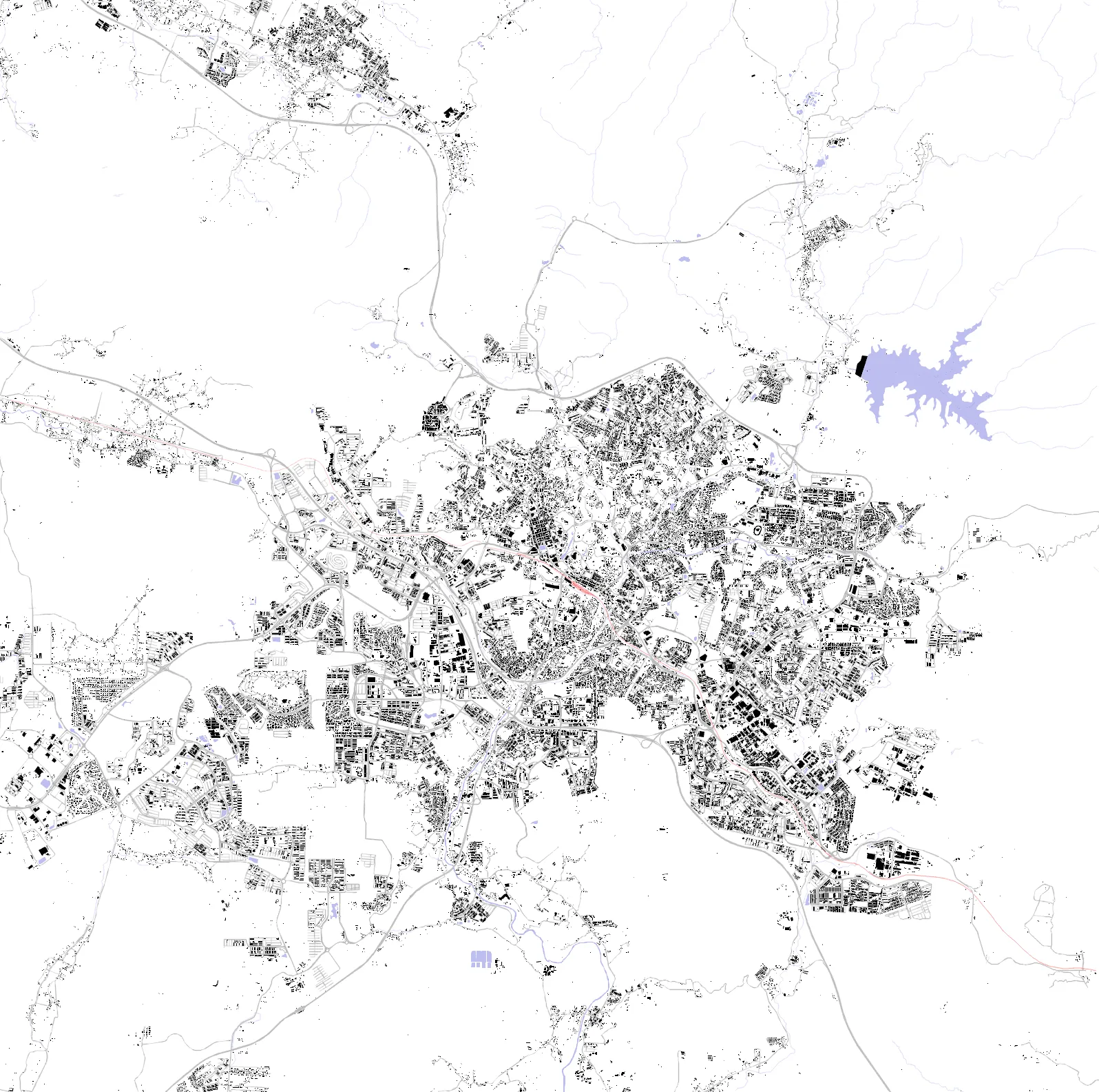 Seremban figure ground plan