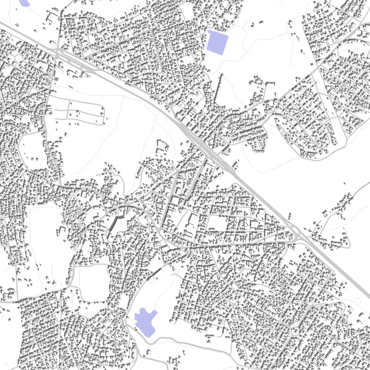 Serra planta de localização (2,5 km)