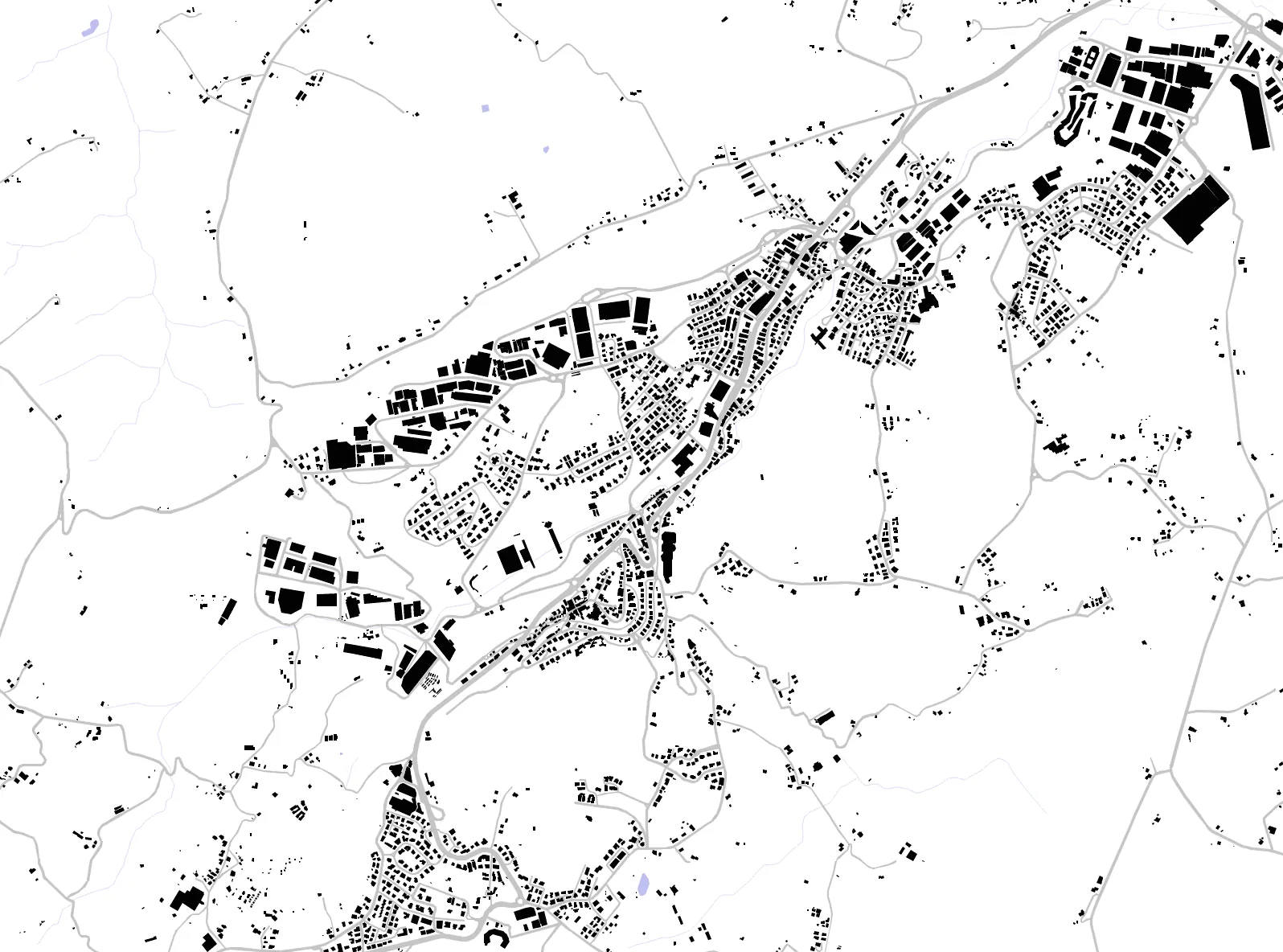 Serravalle figure ground plan