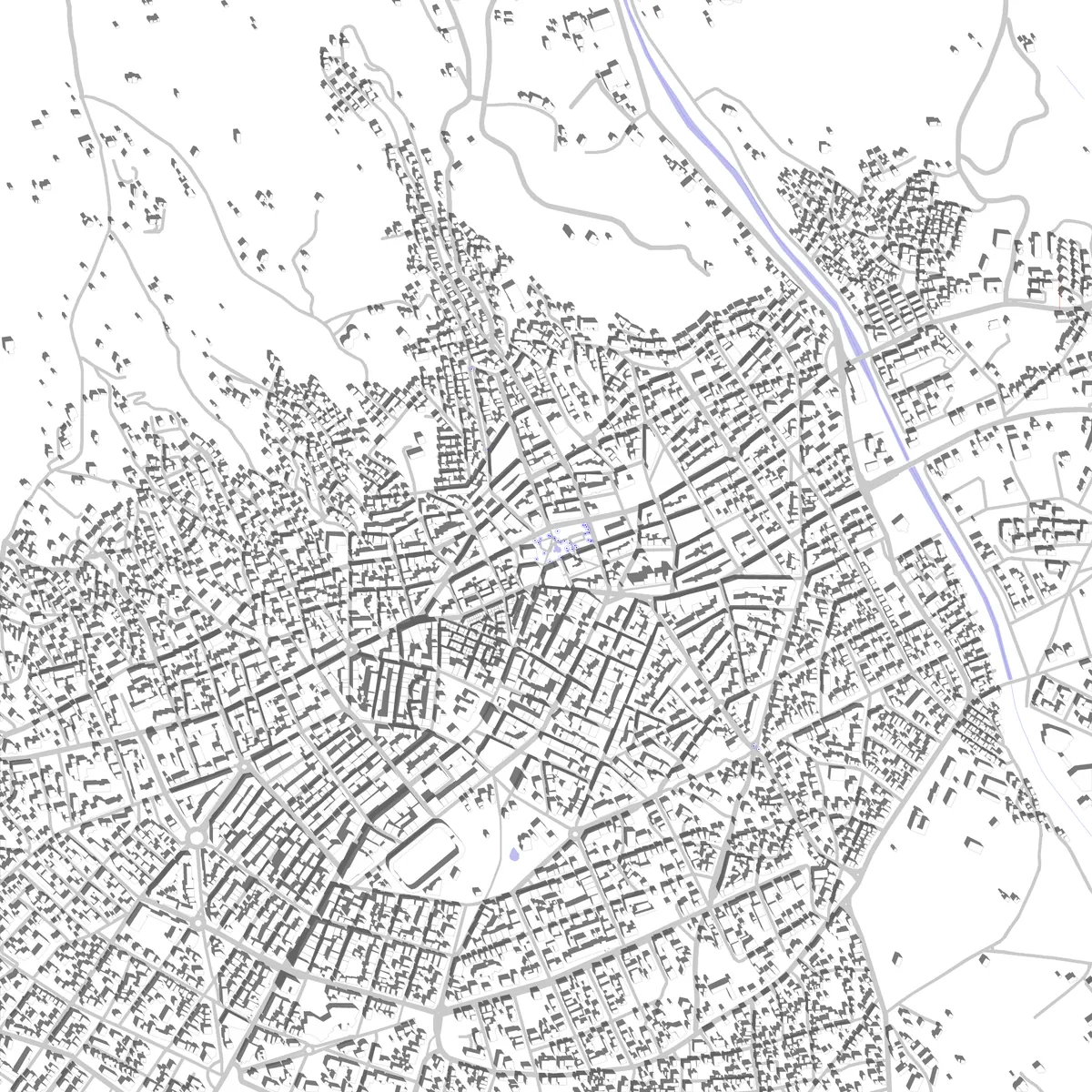 Serres site plan (2.5 km)