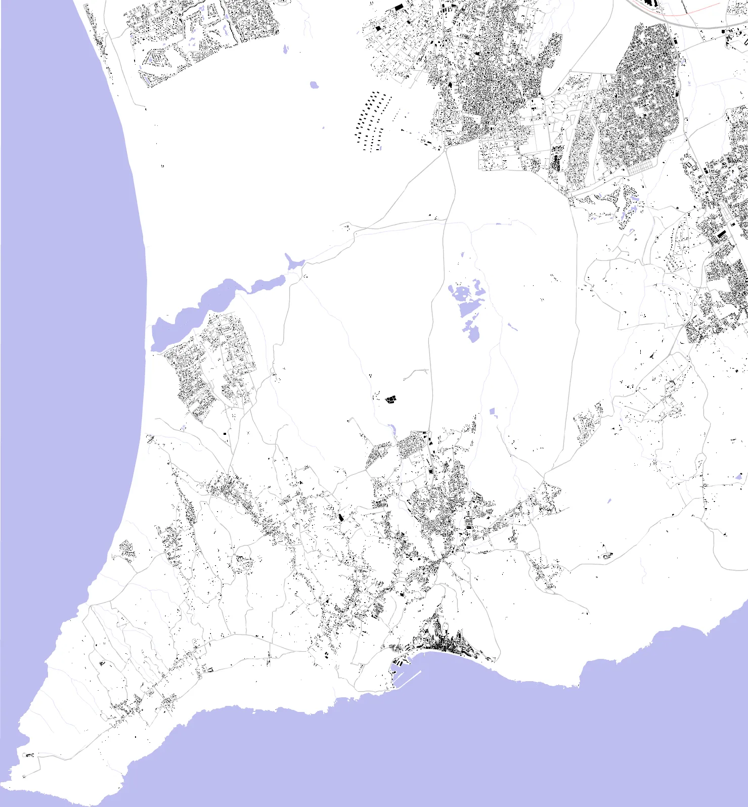 Sesimbra figure ground plan