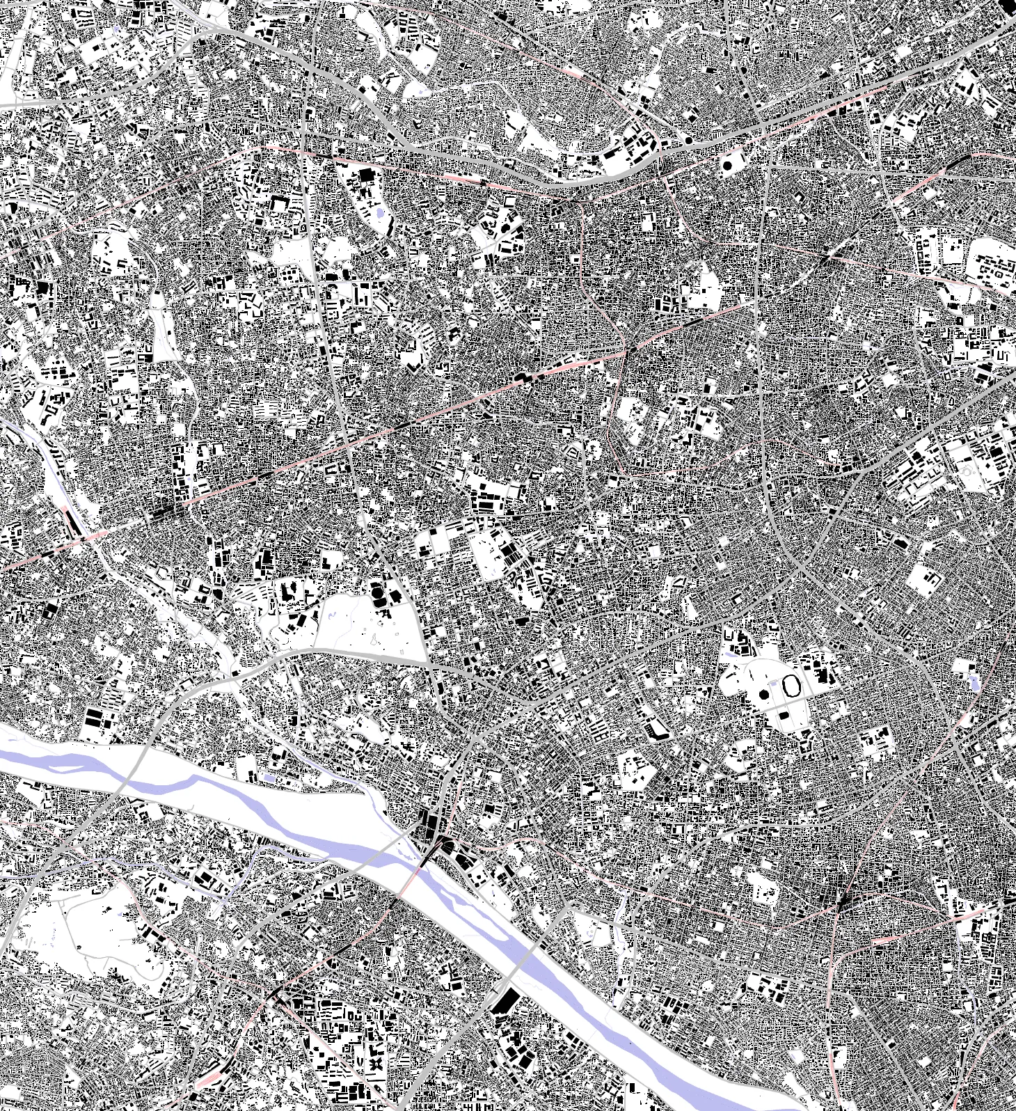 Setagaya figure ground plan