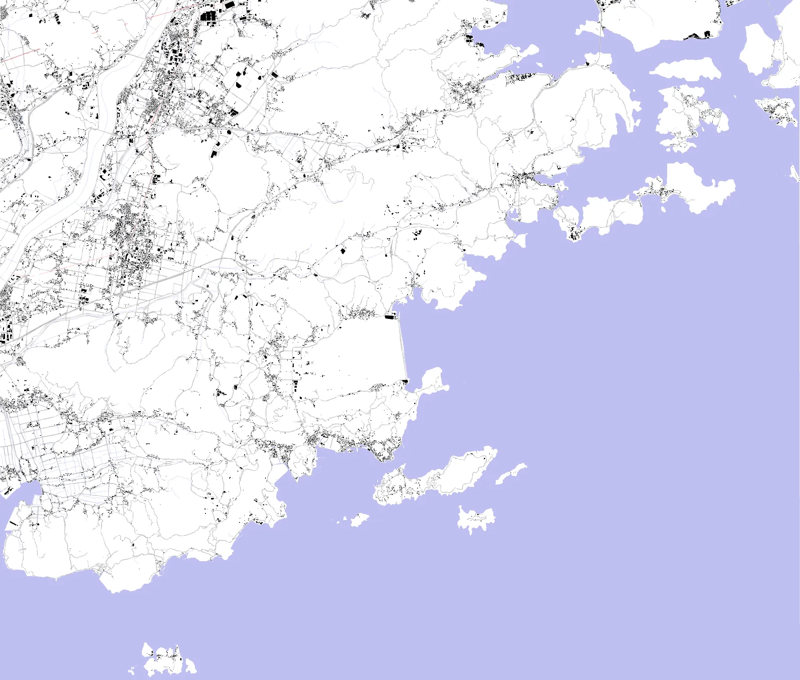 Setouchi figure ground plan