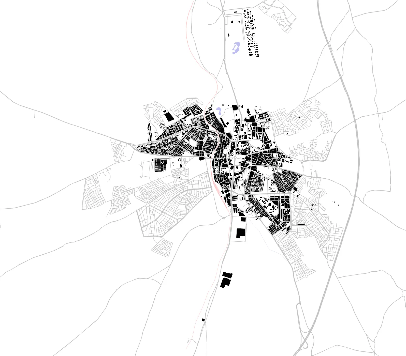 Settat figure ground plan