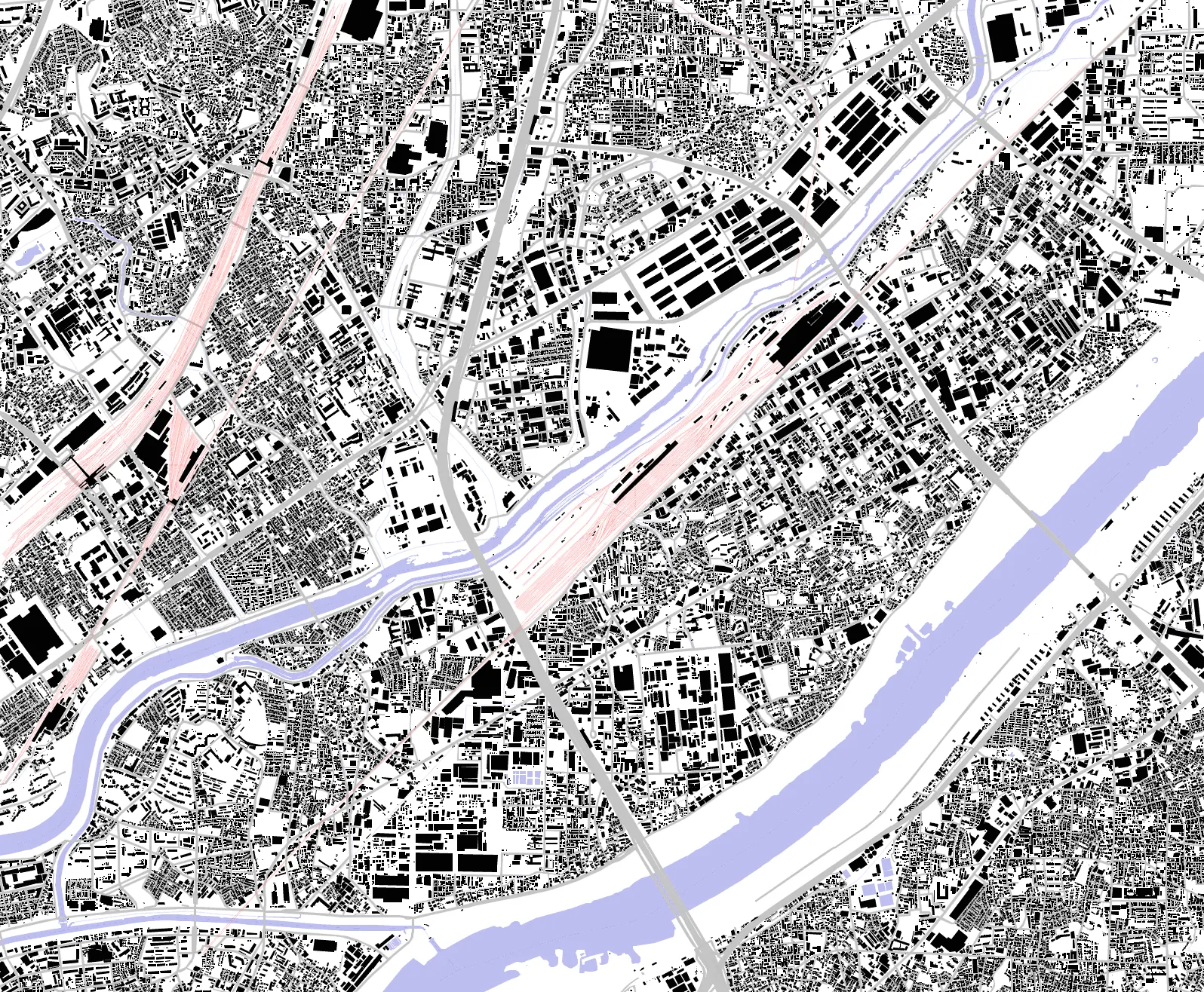 Settsu figure ground plan