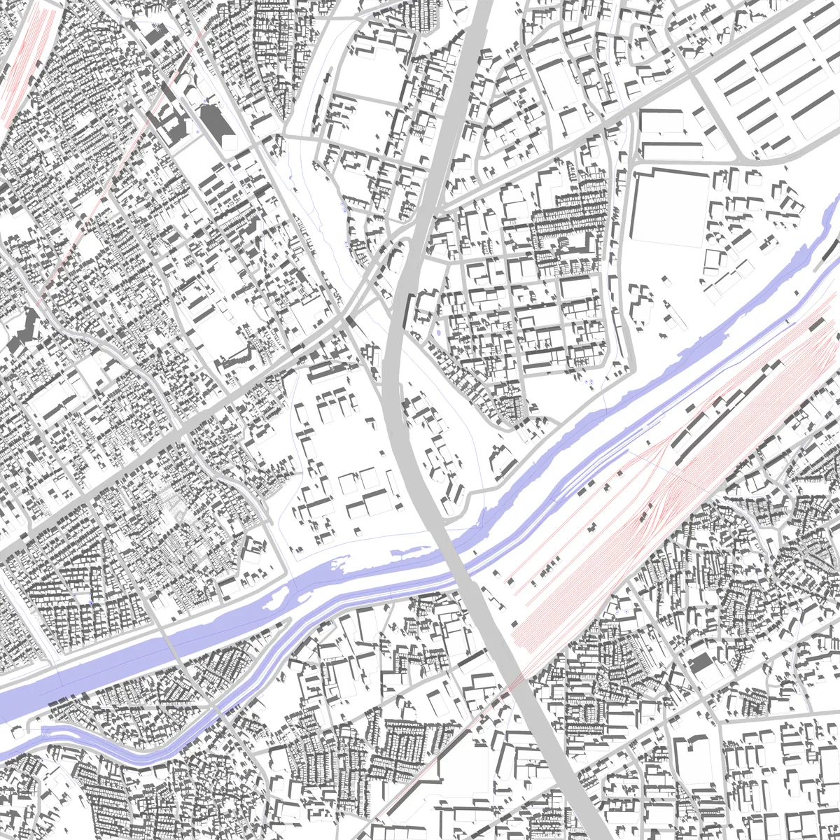 Settsu site plan (2.5 km)