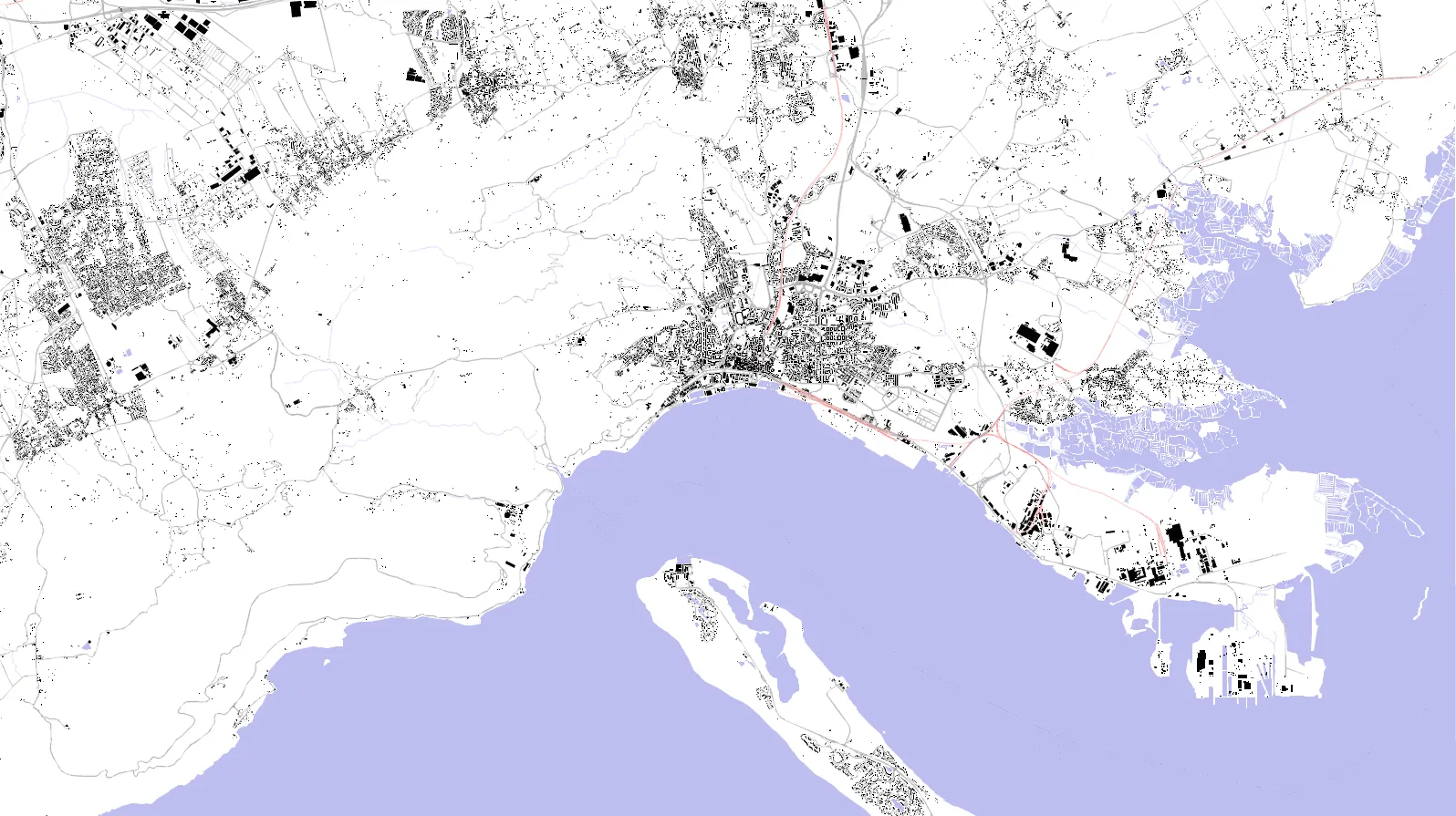 Setúbal figure ground plan