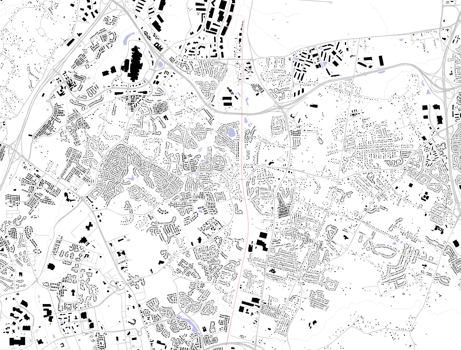 Severn figure ground plan