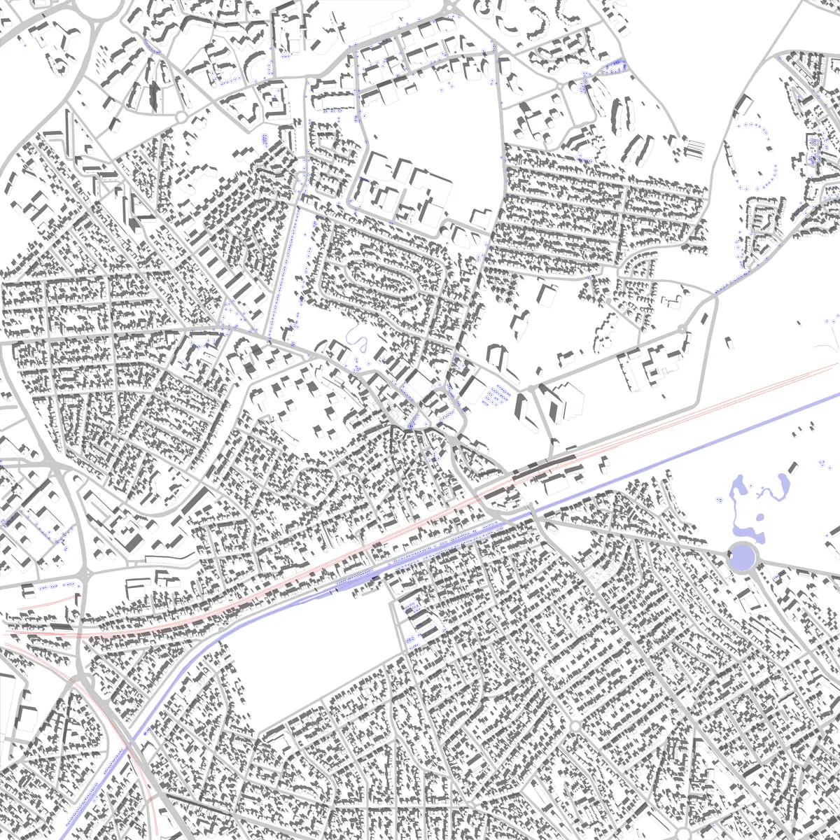 Sevran site plan (2.5 km)