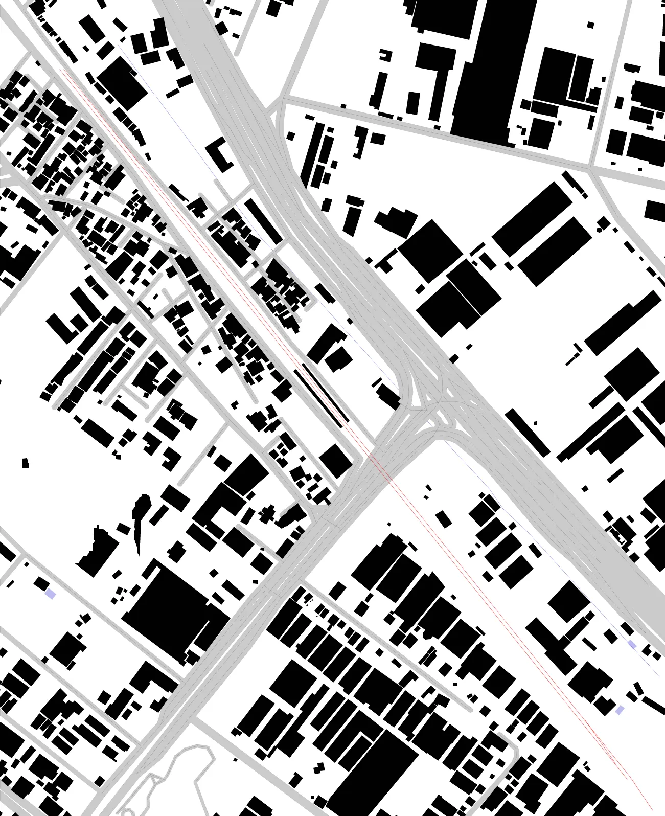 Shahr-e Qods figure ground plan