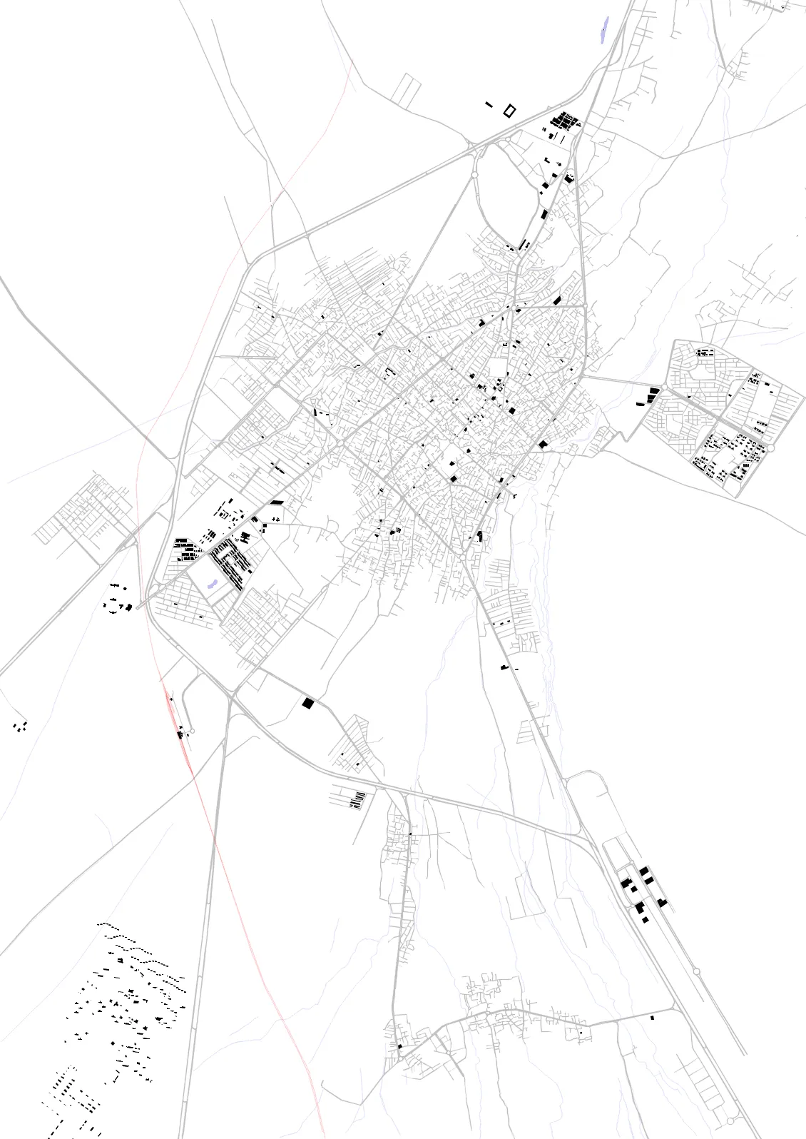Shahreza figure ground plan
