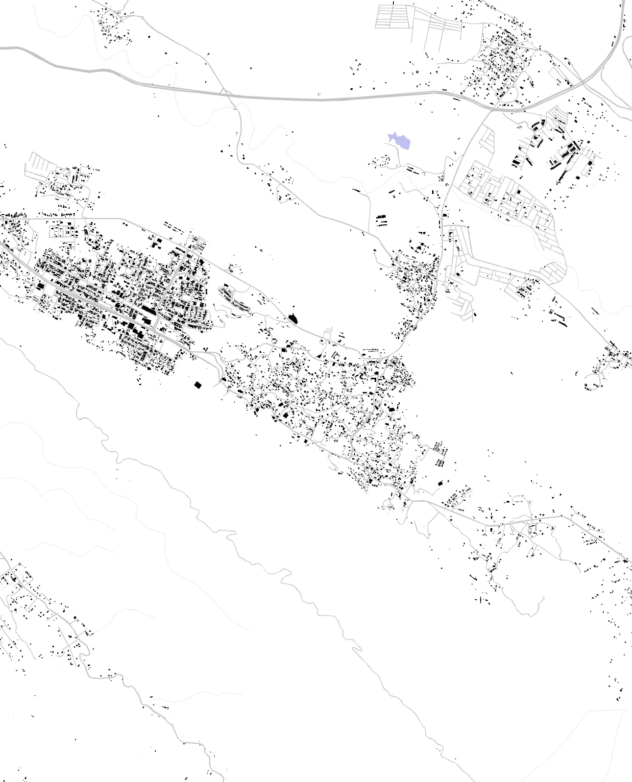 Shaqlawa figure ground plan