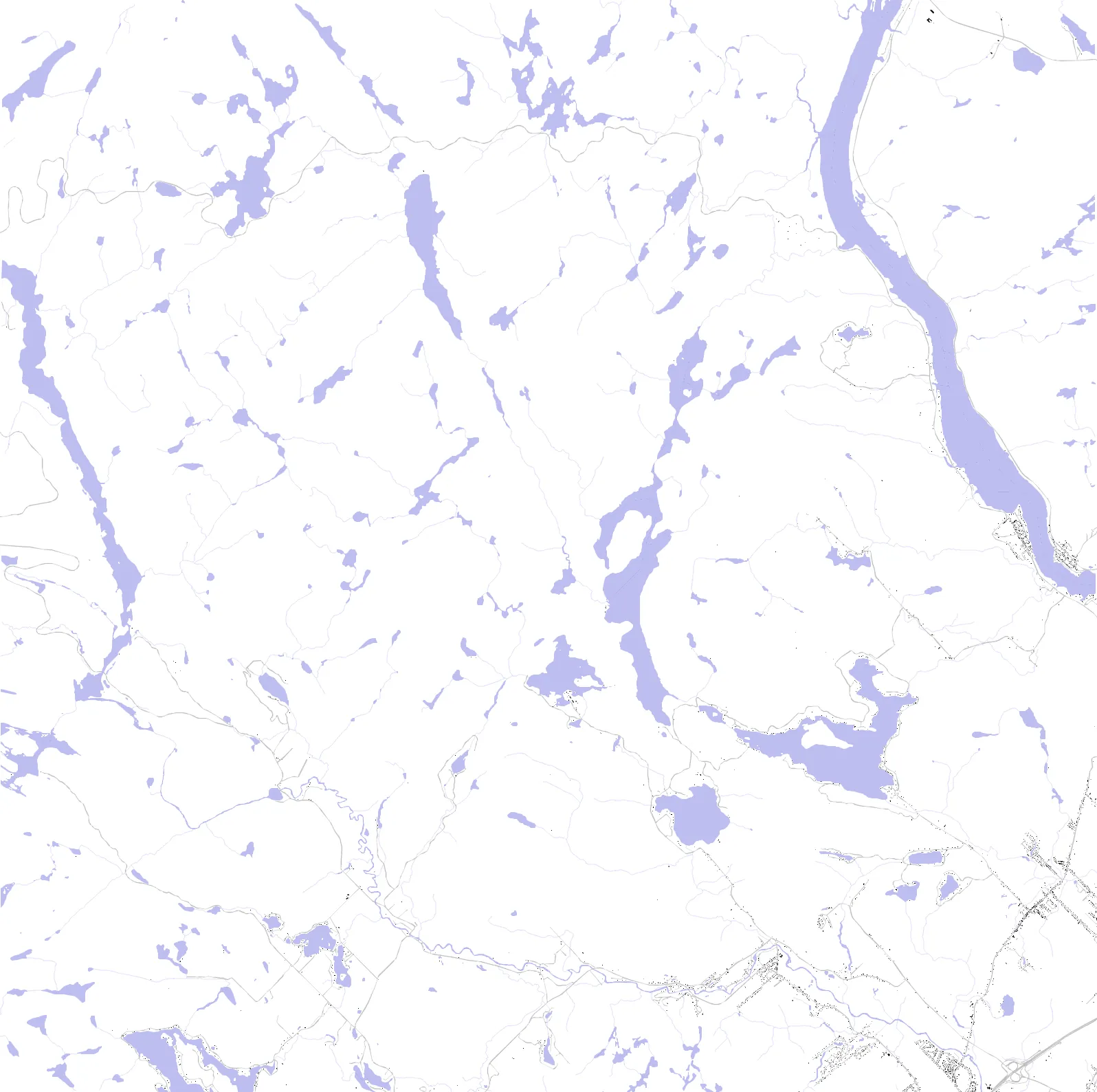 Shawinigan figure ground plan