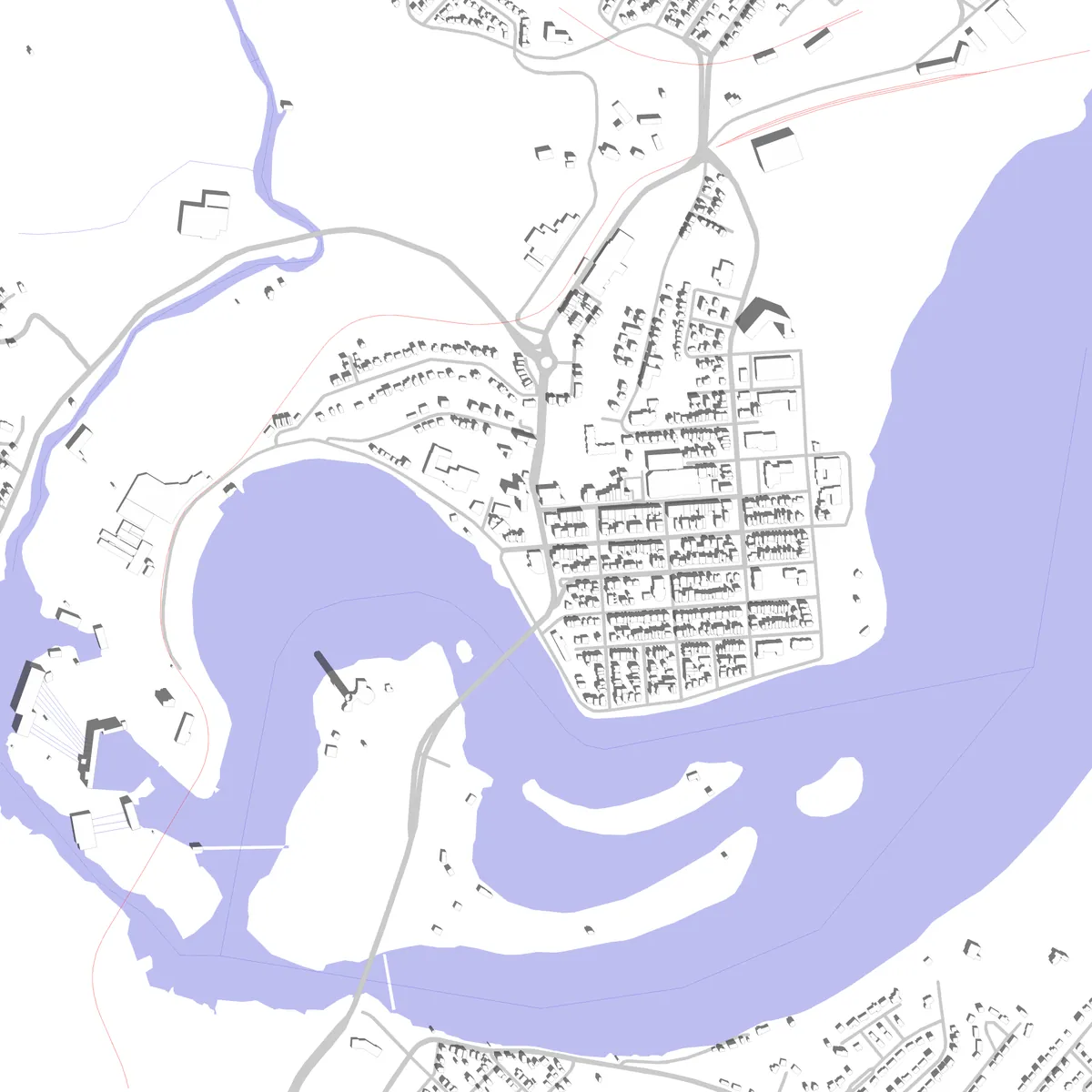 Shawinigan site plan (2.5 km)