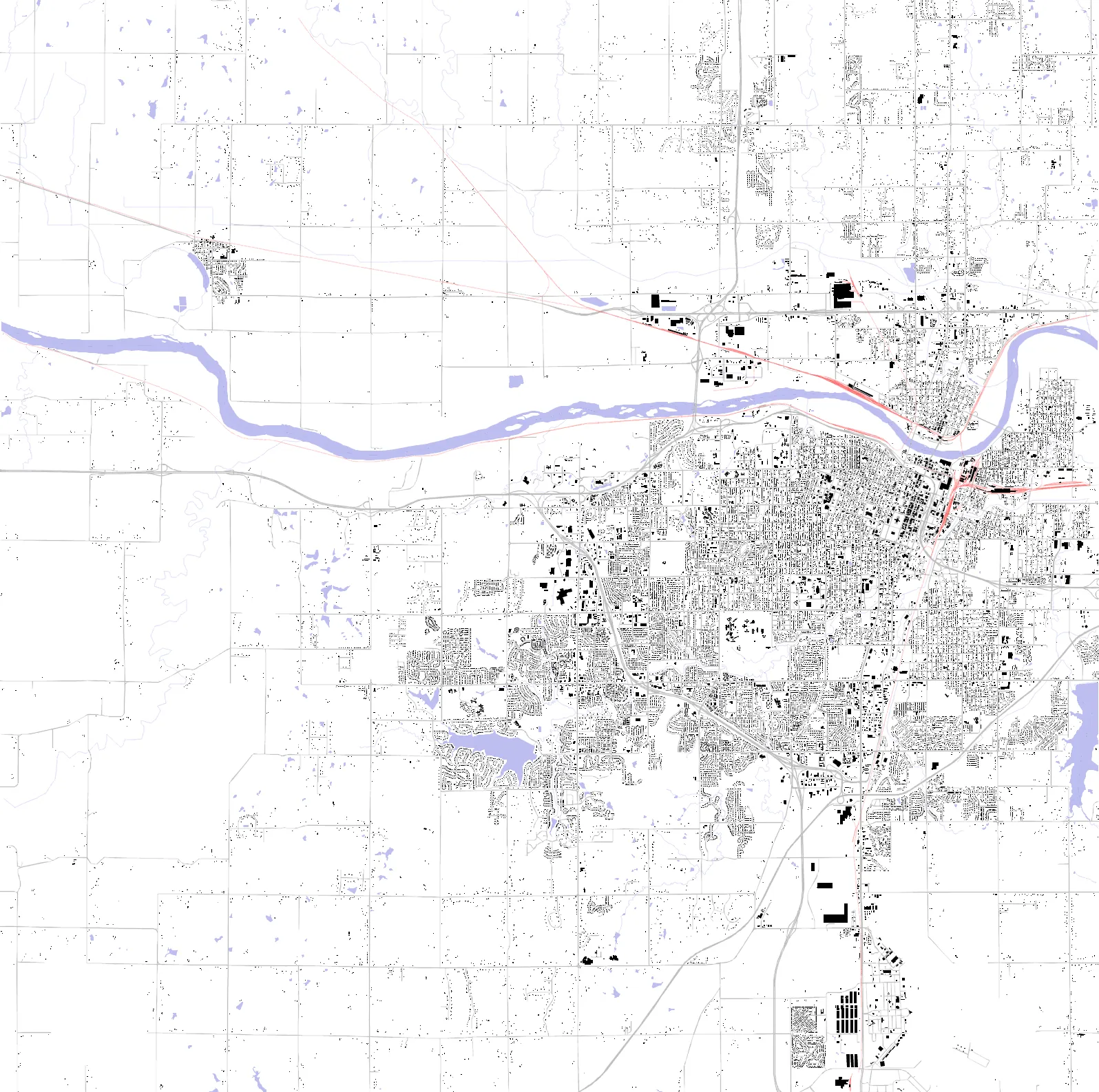 Shawnee figure ground plan