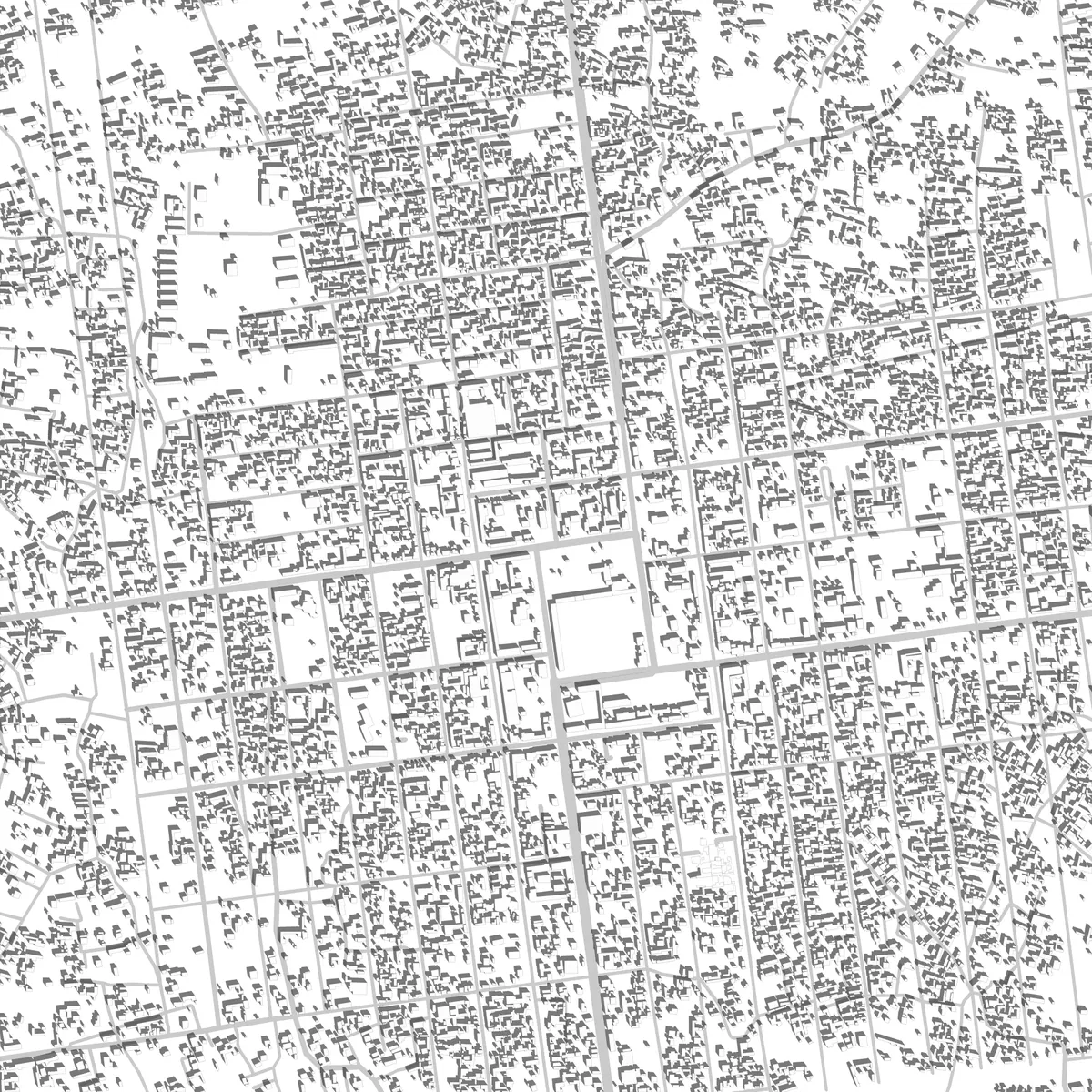 Sheberghan site plan (2.5 km)