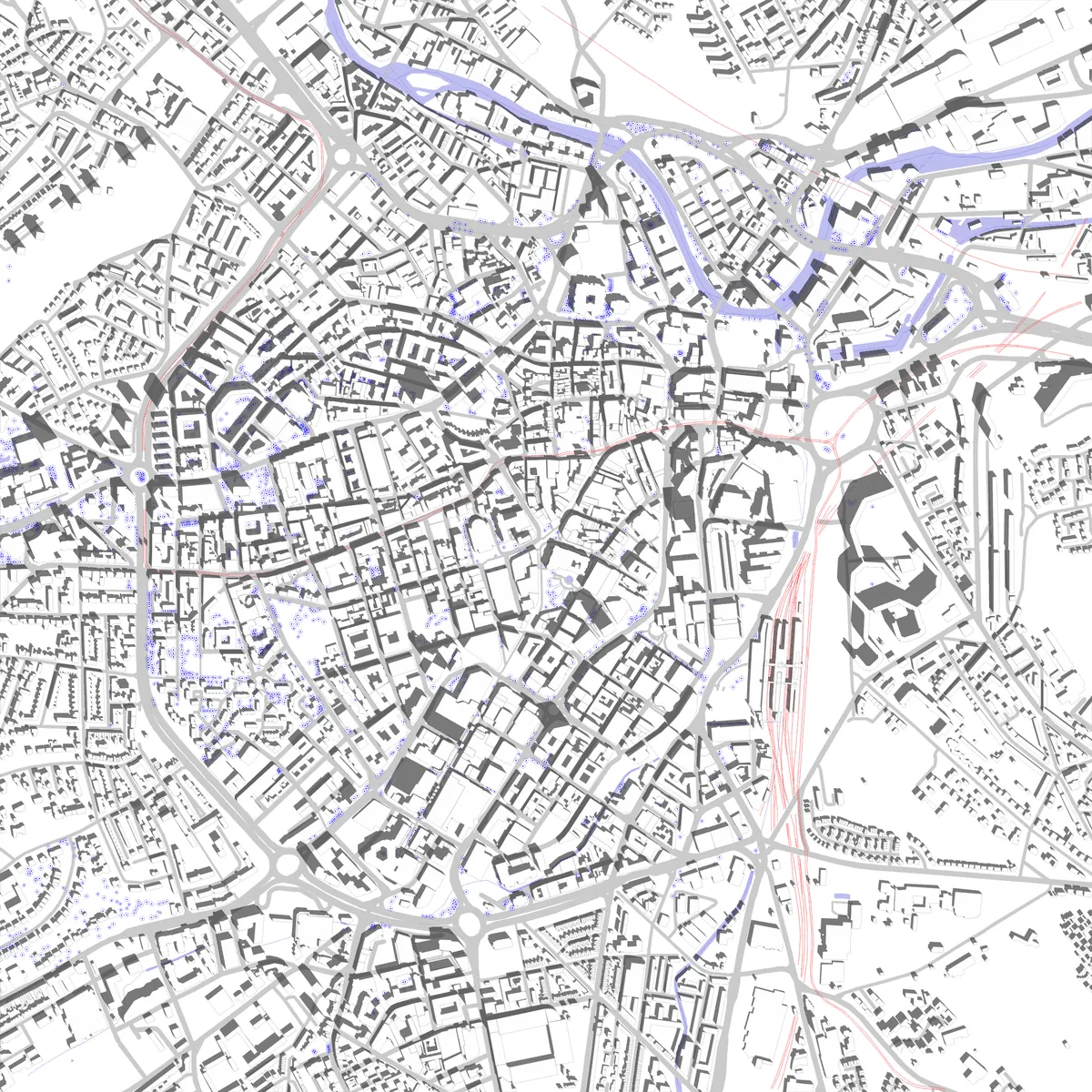 Sheffield site plan (2.5 km)