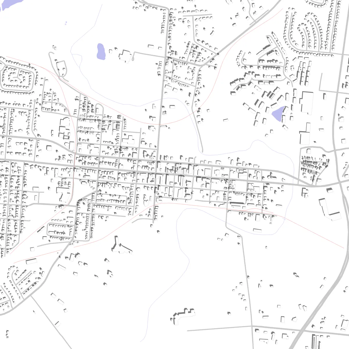 Shelbyville site plan (2.5 km)