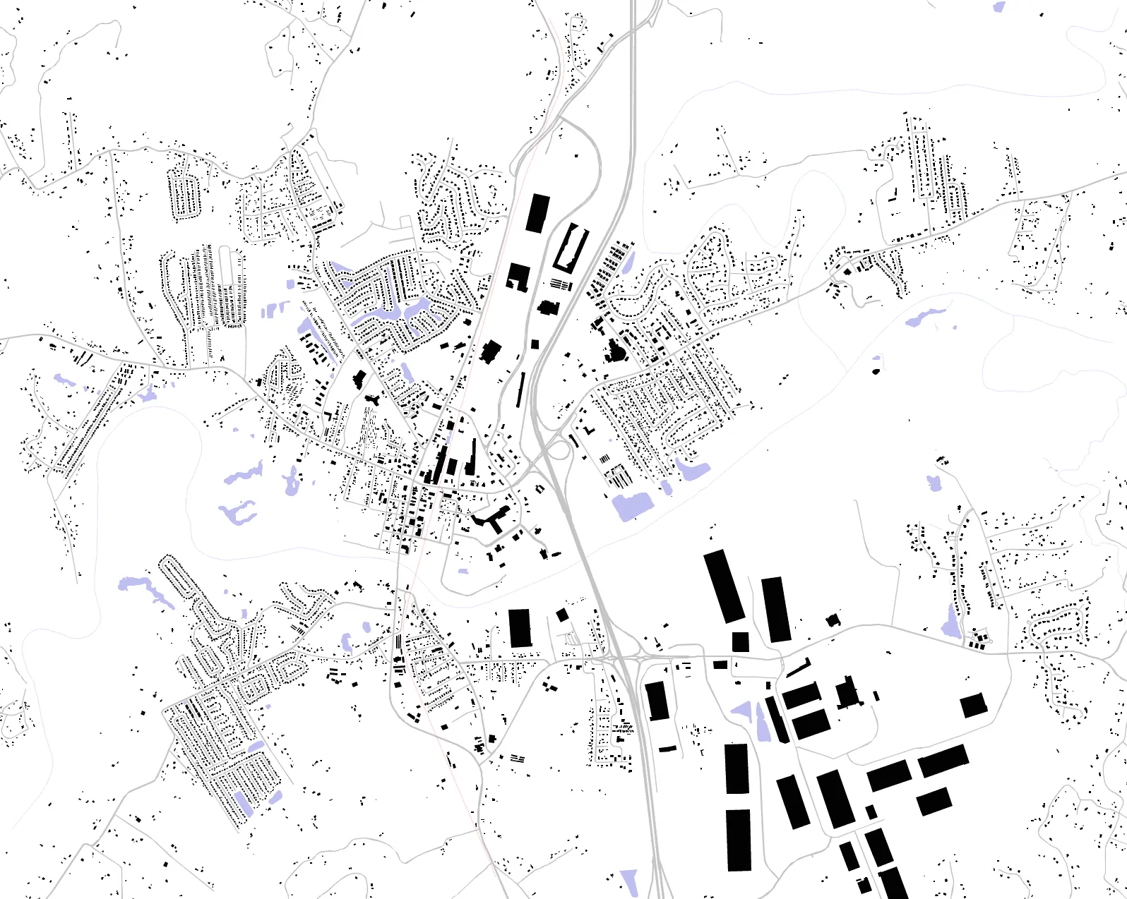 Shepherdsville figure ground plan