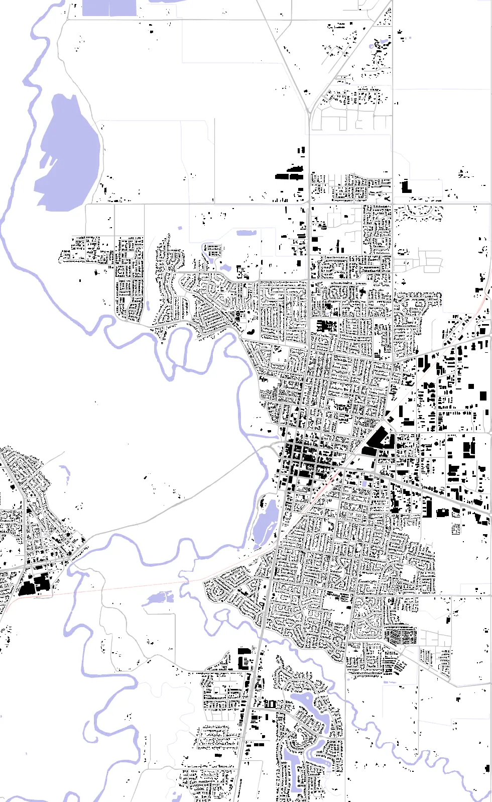 Shepparton figure ground plan