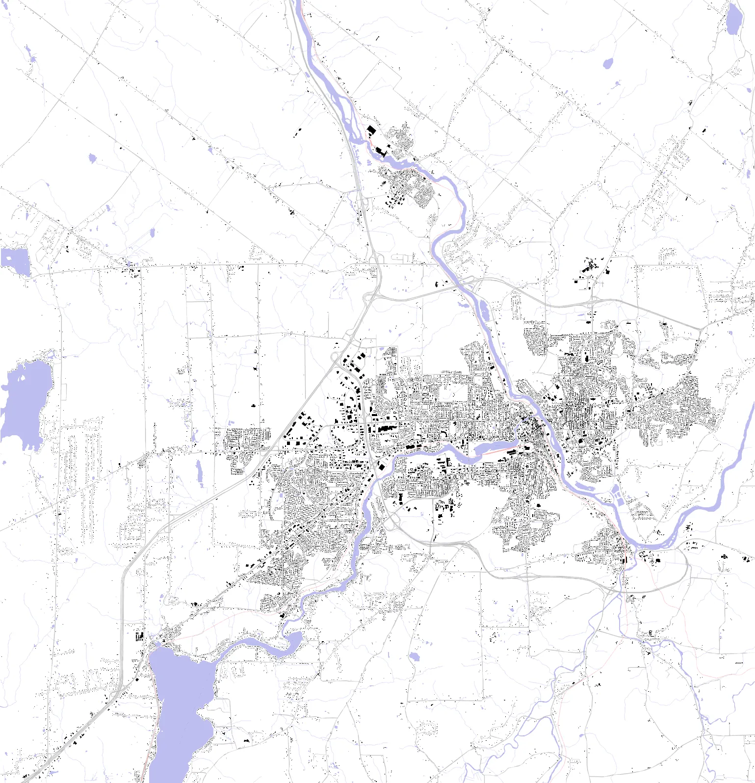 Sherbrooke figure ground plan