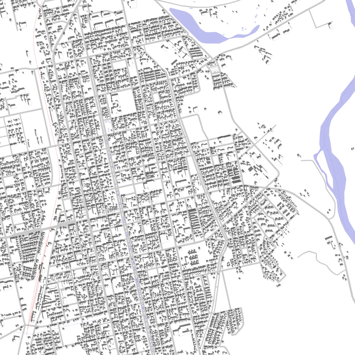 Shibetsu site plan (2.5 km)