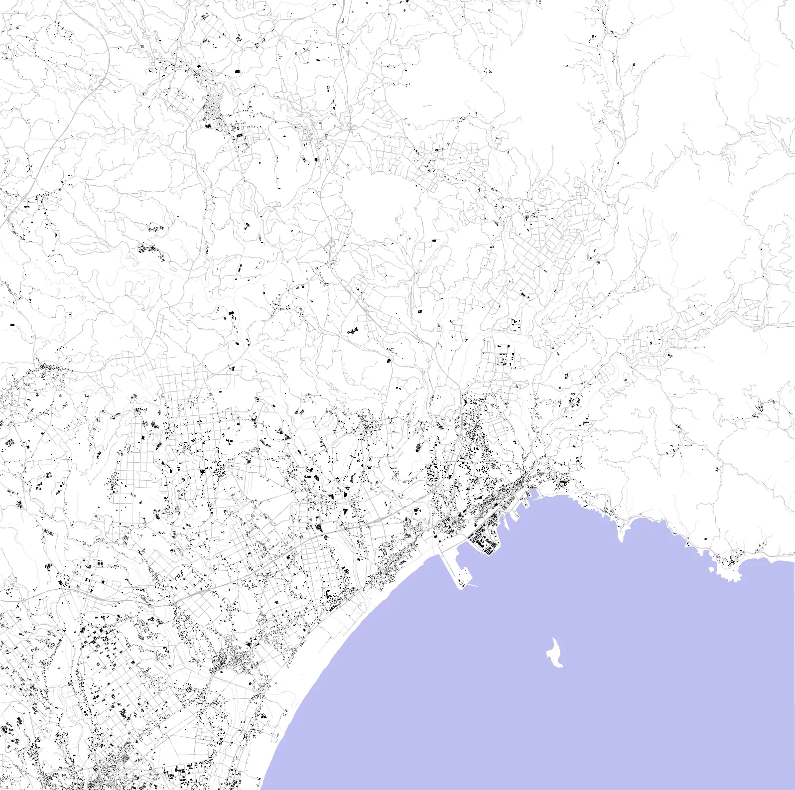 志布志市 図と地のプラン