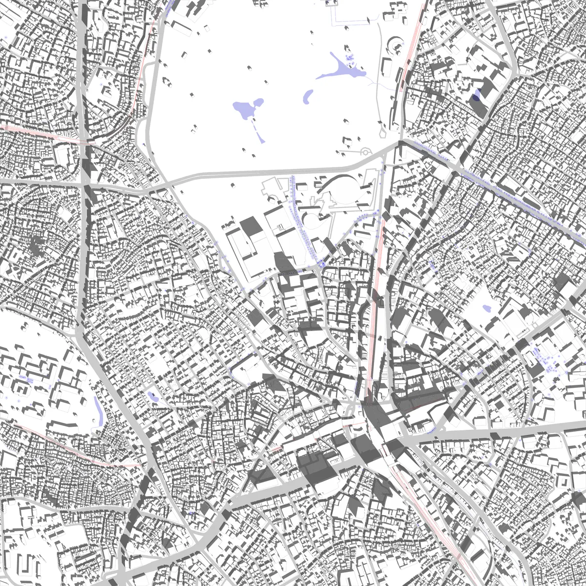 Shibuya site plan (2.5 km)