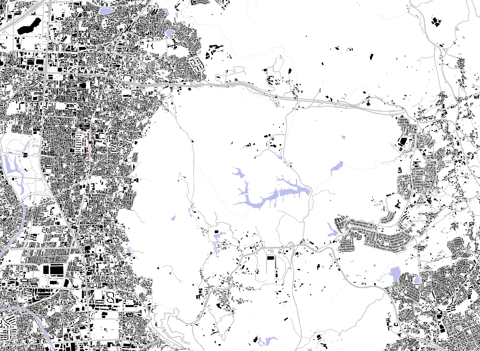 Shijonawate figure ground plan