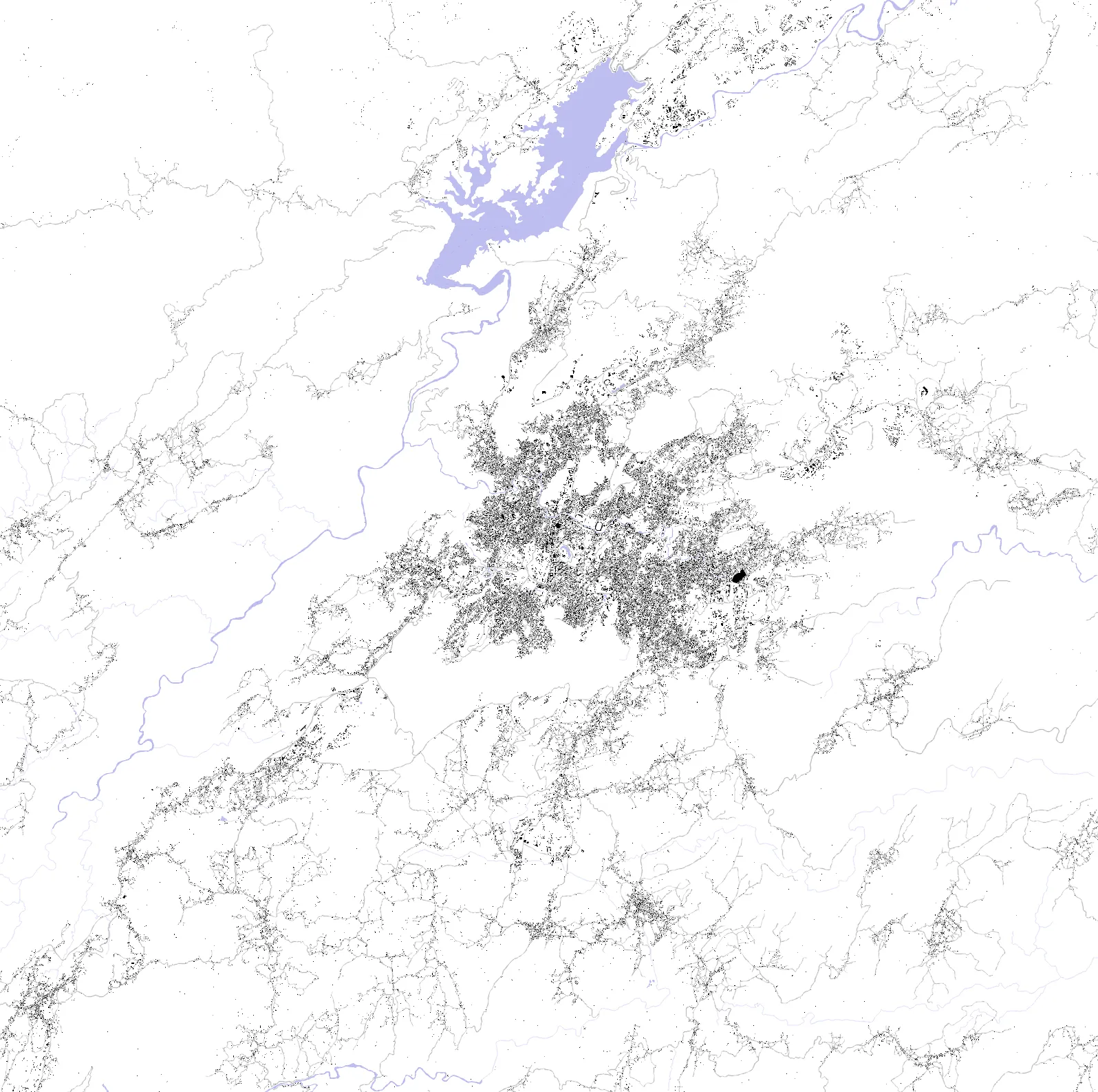 Shillong figure ground plan