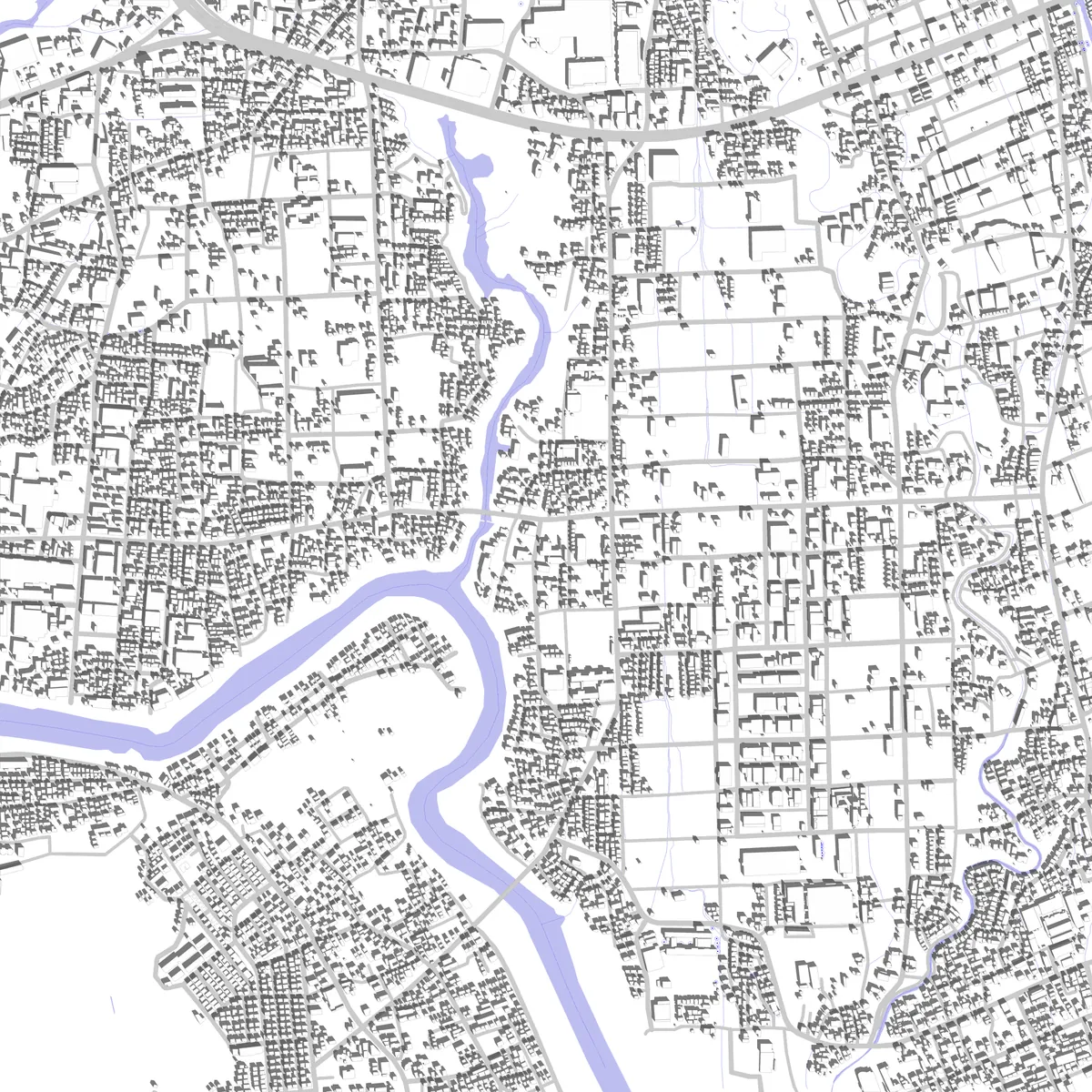 清水区 敷地図 (2.5 km)
