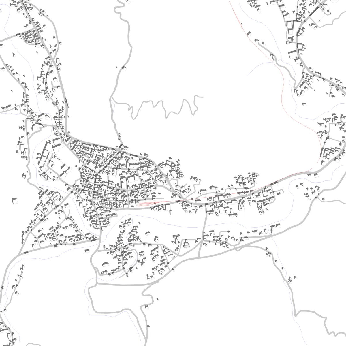 下仁田町 敷地図 (2.5 km)