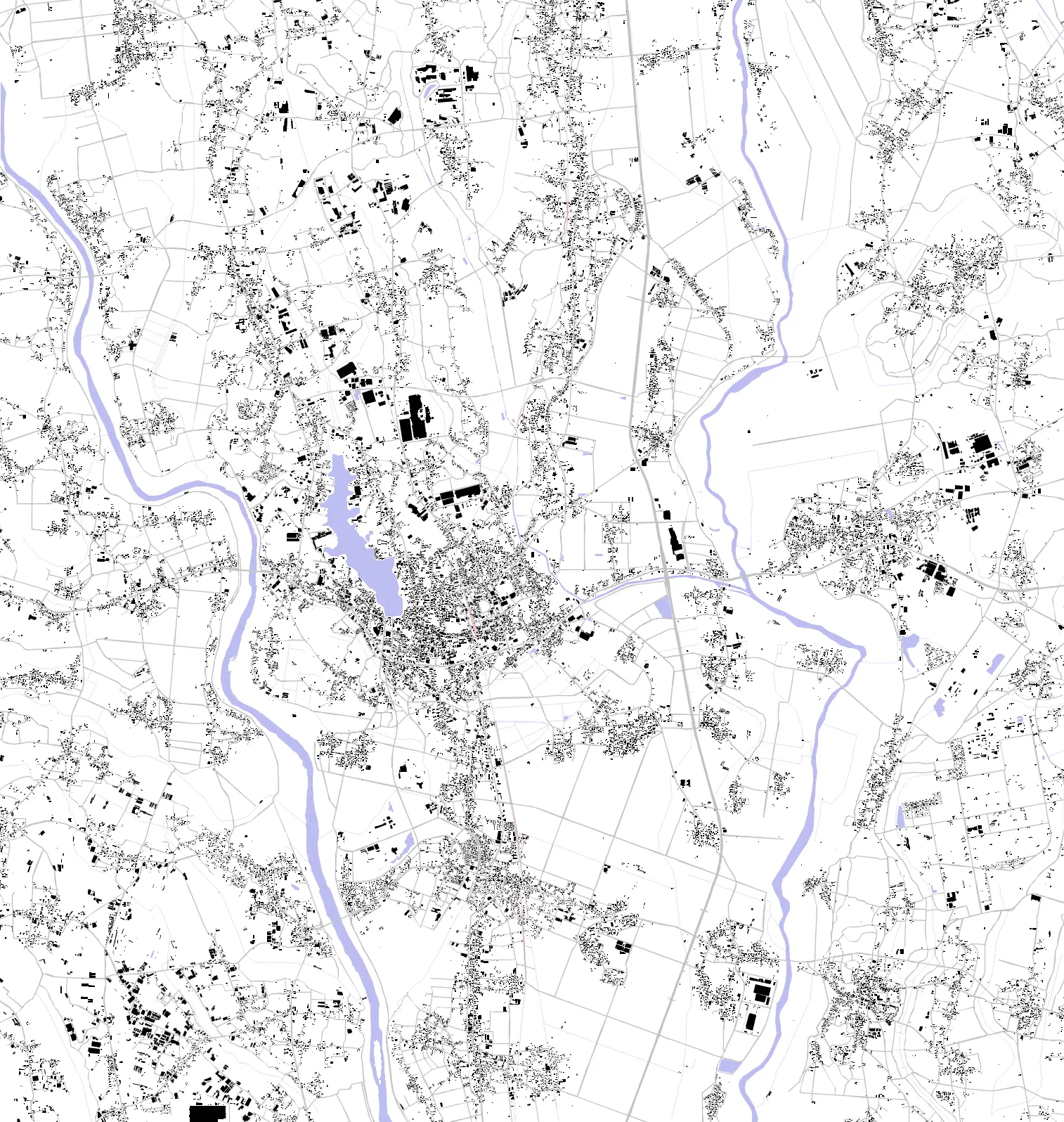 Shimotsuma figure ground plan