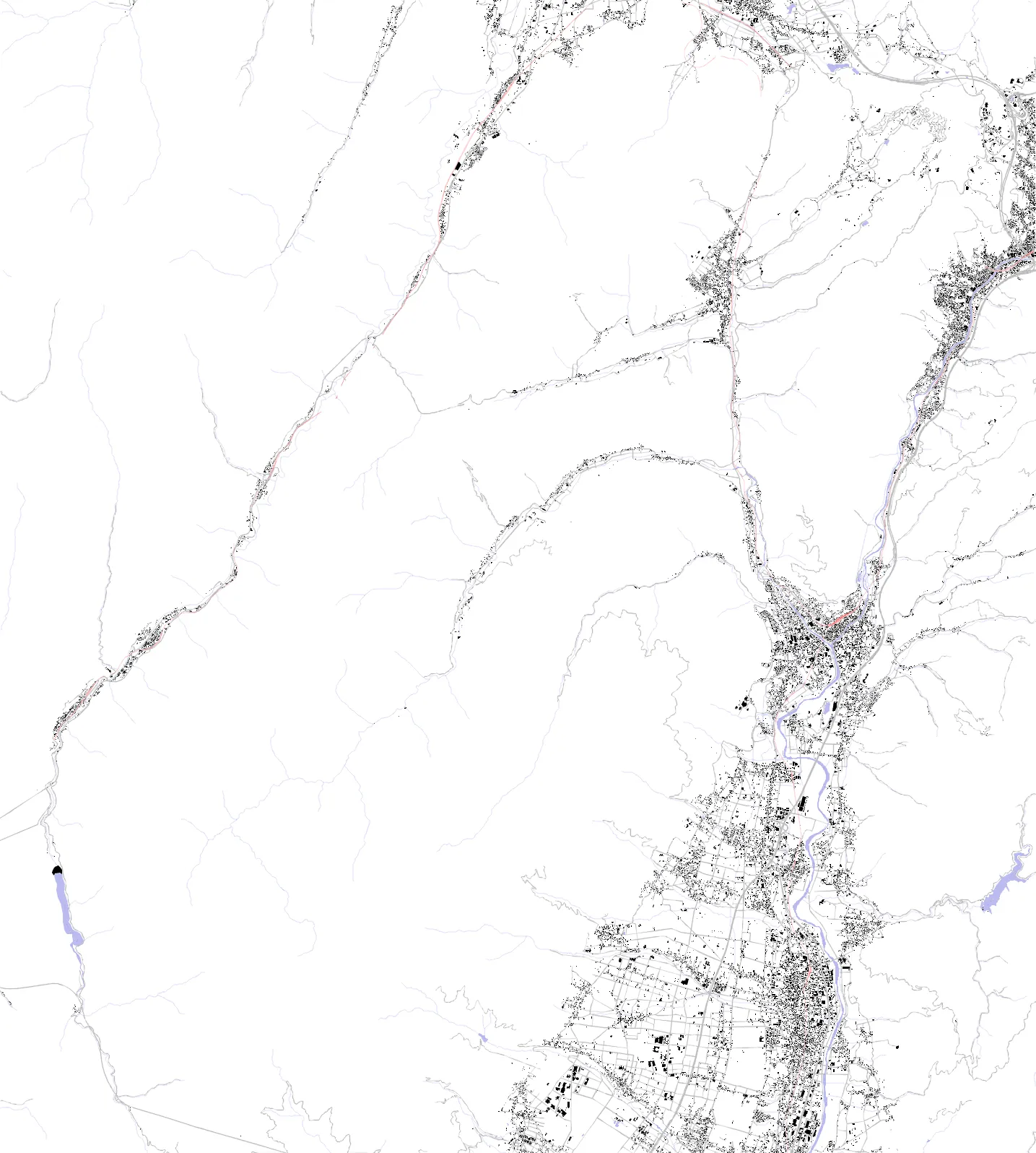塩尻市 図と地のプラン