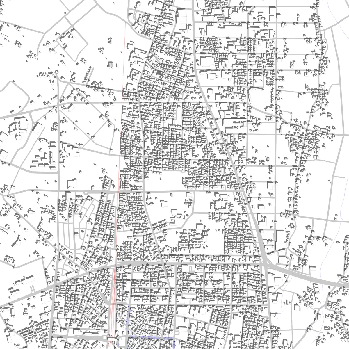 塩尻市 敷地図 (2.5 km)