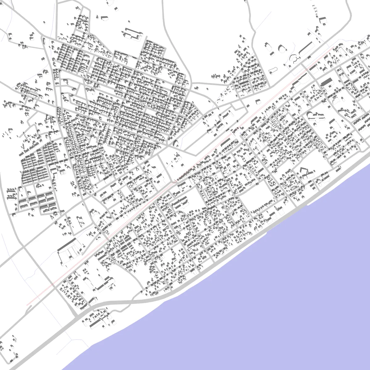 白老町 敷地図 (2.5 km)